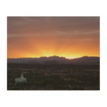 Sunrise over St. George Utah Landscape Wood Wall Art