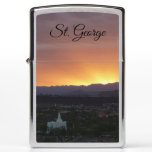 Sunrise over St. George Utah Landscape Zippo Lighter