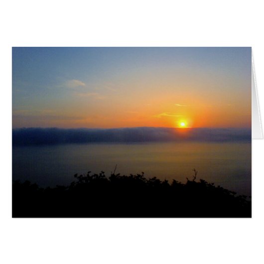 Sunrise over Storm Clouds Cards (Front Horizontal)