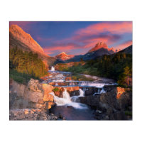 Sunrise over Swiftcurrent Creek