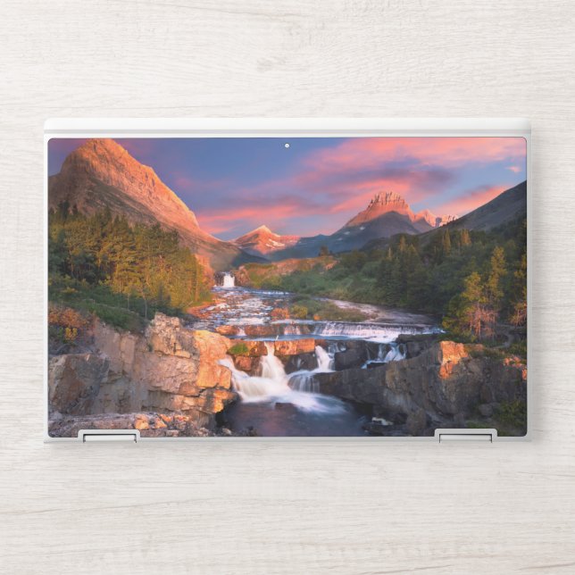 Sunrise over Swiftcurrent Creek HP Laptop Skin (Front)