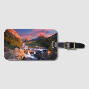 Sunrise over Swiftcurrent Creek Luggage Tag