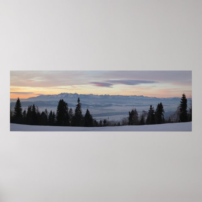Sunrise over Tatras Poster (Front)