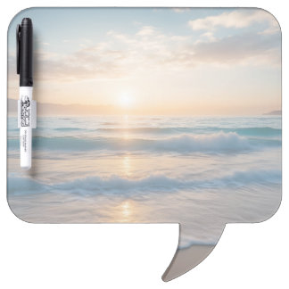 Sunrise Over The Beach Dry Erase Board