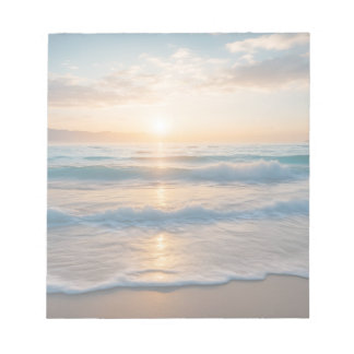 Sunrise Over The Beach Notepad