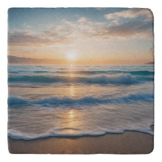 Sunrise Over the Beach Trivet