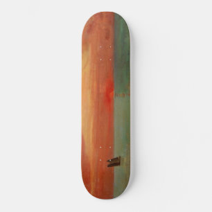 Sunrise over the Eastern Sea (Asian Art) (Takeji) Skateboard