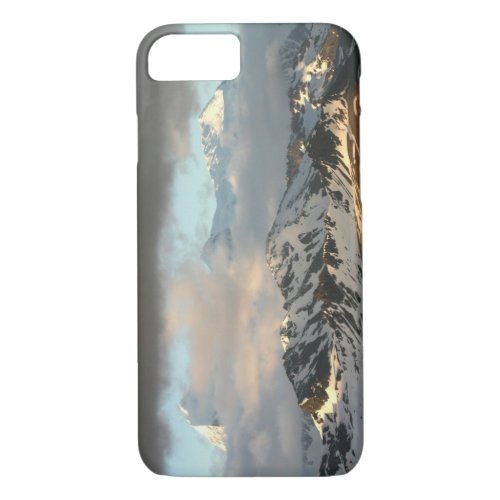 Sunrise over the mountain ranges on South 2 iPhone 87 Case