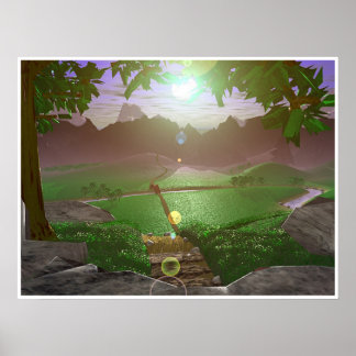 Sunrise Over the Mountains-roads #3 Poster