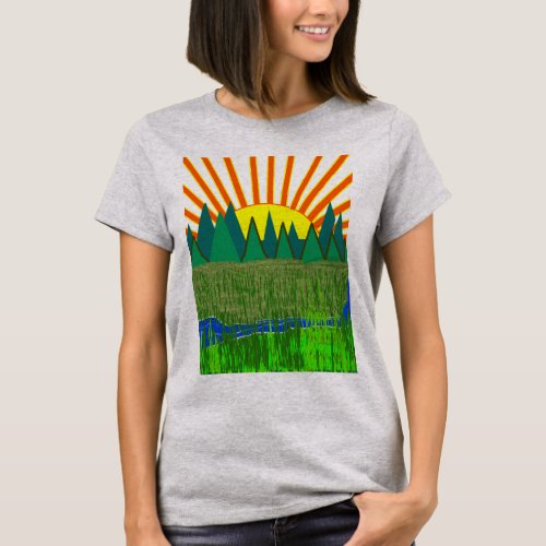 SunRise Over the Mountains _ T_Shirt