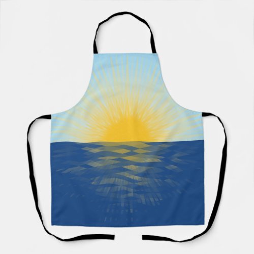 Sunrise over the Ocean New Beginnings Apron