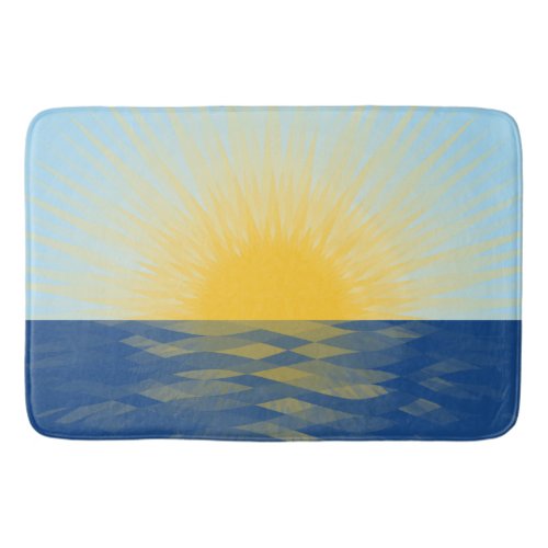 Sunrise over the Ocean New Beginnings Bath Mat