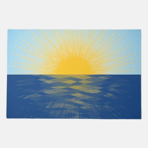 Sunrise over the Ocean New Beginnings Doormat