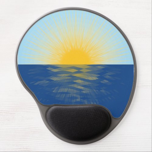 Sunrise over the Ocean New Beginnings Gel Mouse Pad