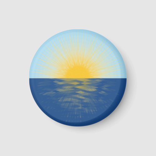 Sunrise over the Ocean New Beginnings Magnet