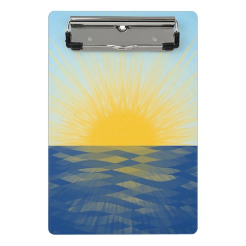 Sunrise over the Ocean New Beginnings Mini Clipboard