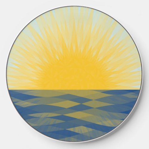 Sunrise over the Ocean New Beginnings Wireless Charger
