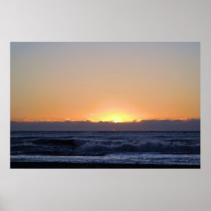 Sunrise over the Ocean Poster