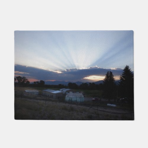 Sunrise Over the Ranch Doormat