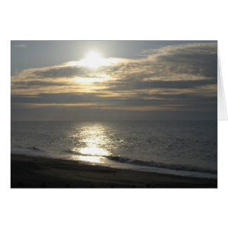 sunrise over the sea cards
