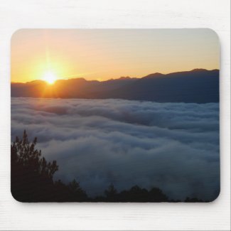 Sunrise Over the Sea of Clouds Mousepad