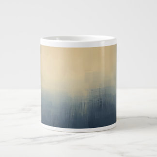 Sunrise Over the Skyline – Abstract Gradient City  Giant Coffee Mug