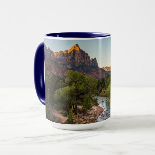 Sunrise Over the Watchman Mug (Front Left)