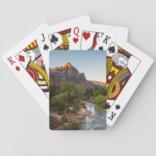 Sunrise Over the Watchman Poker Cards