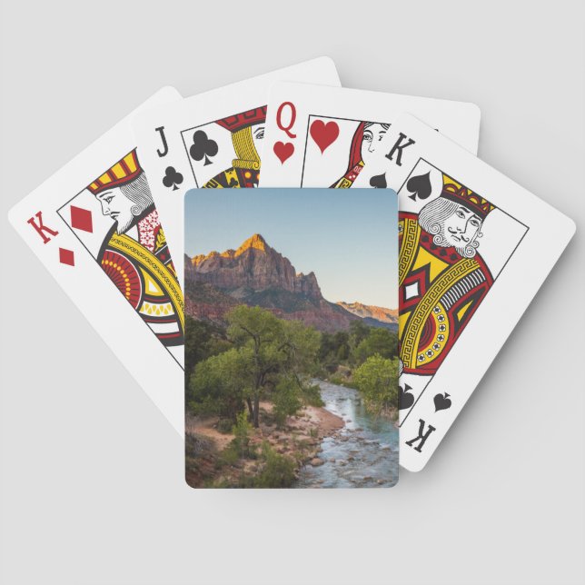 Sunrise Over the Watchman Poker Cards (Back)