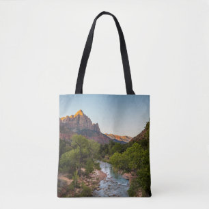 Sunrise Over the Watchman Tote Bag