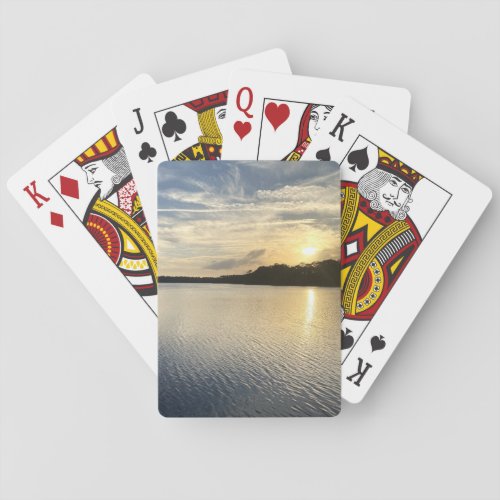 Sunrise Over Wildcat Lake Playing Cards