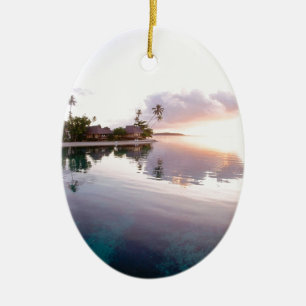 Sunrise Palmilla Coast Cabo San Lucas Mexico Ceramic Ornament