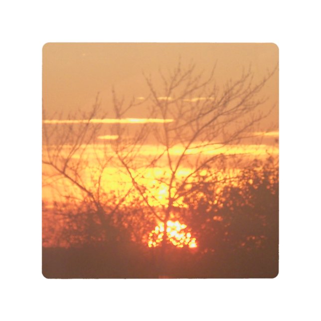 Sunrise Photo Metal Print (Front)