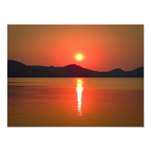 sunrise photo print