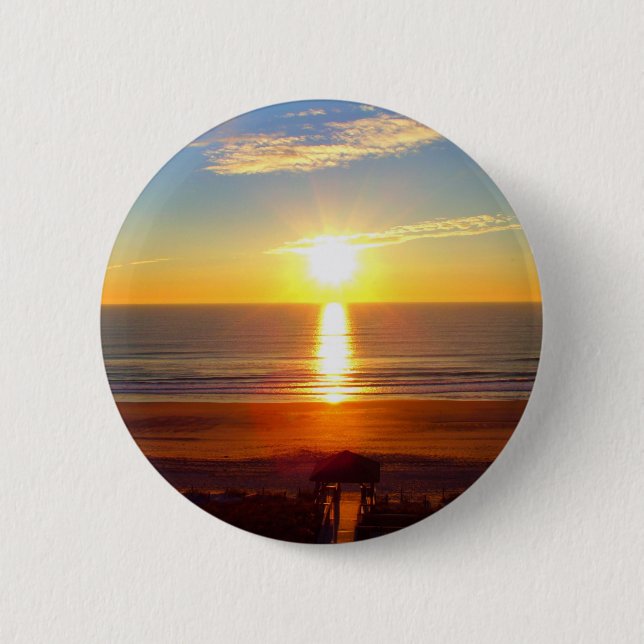 Sunrise Pinback Button (Front)