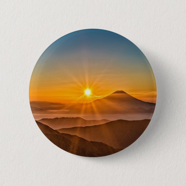 Sunrise Pinback Button (Front)