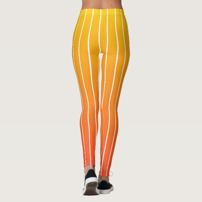 Sunrise Pinstripe leggings (Back)