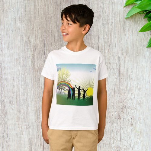 Sunrise Rainbow Children T_Shirt