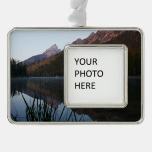 Sunrise Reflection at String Lake I Christmas Ornament