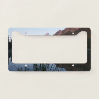 Sunrise Reflection at String Lake I License Plate Frame