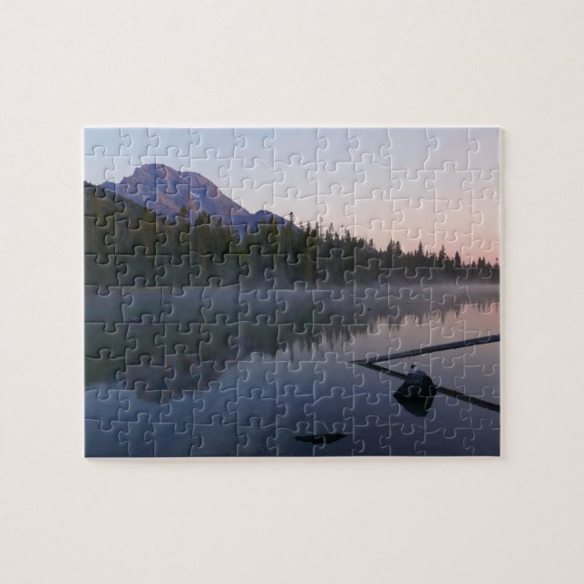 Sunrise Reflection at String Lake II Jigsaw Puzzle (Horizontal)