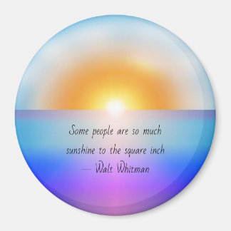Sunrise -Refrigerator Magnet with beautiful quote