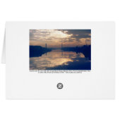 Sunrise, River Usk, Newport, Mon. November 1977 (Back Horizontal)