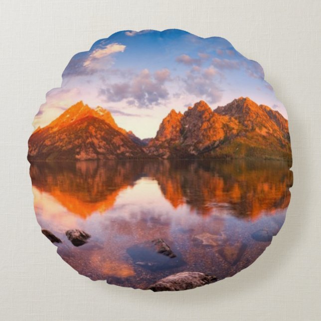 Sunrise Round Pillow (Front)