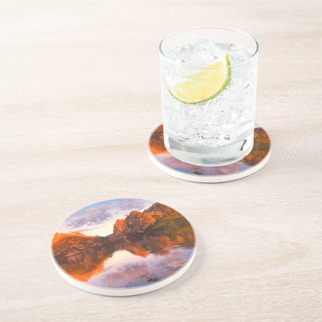 Sunrise Sandstone Coaster (Side)