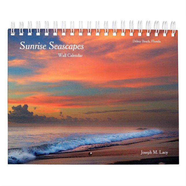 Sunrise Seascape Wall Calendar (Cover)