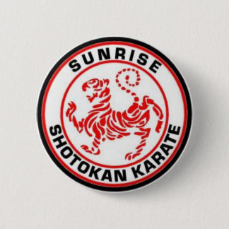 Sunrise Shotokan Karate Badges Button