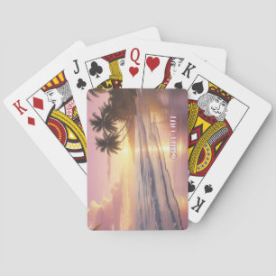 Sunrise Shuffle - Care About the Coastline Poker Cards