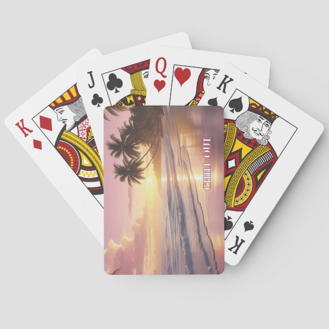 Sunrise Shuffle - Care About the Coastline Poker Cards (Back)