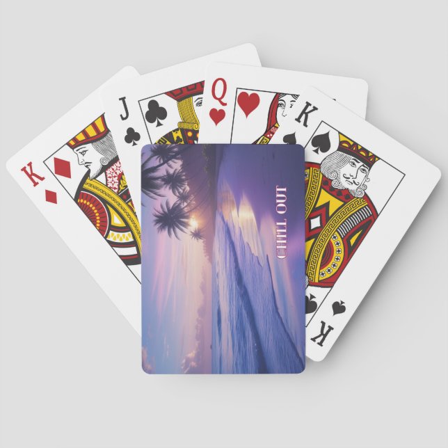 Sunrise Shuffle – Care About the Coastlines Poker Cards (Back)
